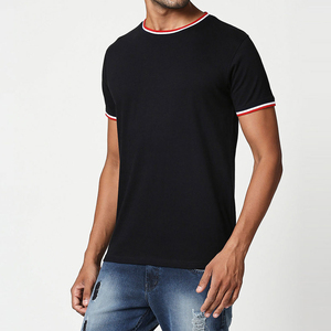 Camiseta para hombre, camisetas de manga corta de Color sólido para hombre, material de algodón 100% hecho a precio de fábrica, camisetas para hombre a la venta, servicio OEM - Product Image 2