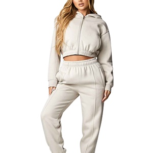 Pullover Oversized <b>Crop</b> Hoodies Wholesale Women's Street wear Customized Custom Style Brand New 2026 Hoodie Unisex Winter Hoodie - Product Image 1