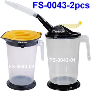2 ชิ้น/ชุด ขวดน้ำมันอุตสาหกรรมขนาด 5.5 ลิตร พร้อมมาตรวัด  OEM ODM PP & PE - Product Image 5