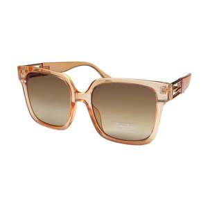 Occhiali da Sole Sean John SJS2010Ce, Protezione UV/UVB 100%, Lenti Rettangolari Sfumate Oro-Arancio, Montatura Quadrata Casual Antigraffio - Product Image 1