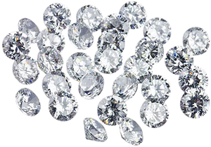 Worthbuy — lot de perles brillantes en diamant blanc, coupe ronde naturelle, grands diamants, pour usages multiples, vente en gros - Product Image 2