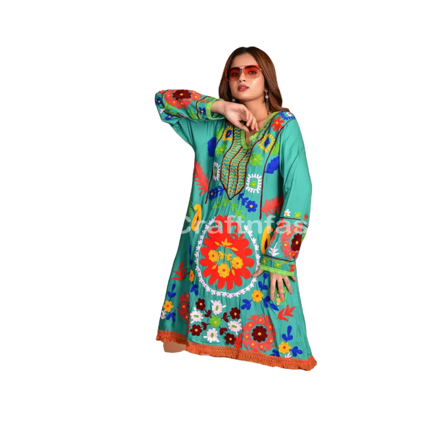 elegant summer dresses pinterest Embroidered Halter Dress, Mexican embroidered Dress, Western Dress. Ve –  Malintzyn
