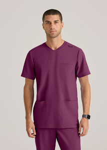 Venta al por mayor de alta calidad de moda Scrub Suit Unisex médico uniforme de hospital uniformes - Product Image 3