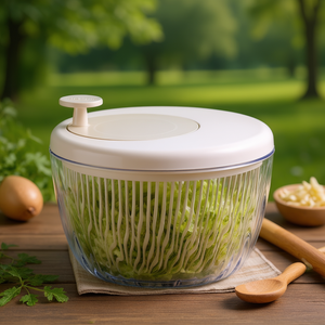 Essoreuse à salade en plastique 4L Spin & Store, petits ustensiles à salade par Argilla - Product Image 3