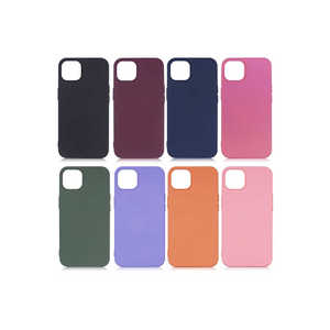 Étui en silicone liquide doux au toucher Netzy Premium pour iPhone 13, coque de protection antichoc avec les modèles A22 et A50 - Product Image 3