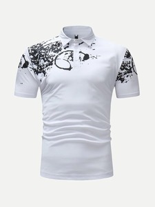 เสื้อเชิ้ตผ้าฝ้ายถักทรงเข้ารูป สวมใส่สบาย ระบายอากาศได้ดี ดีไซน์ทันสมัย ปรับแต่งลายพิมพ์ได้เพื่อสร้างสไตล์โดดเด่นทันสมัย - Product Image 6