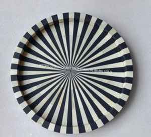 Bandeja personalizable para servir perla madre Bandeja de regalo única de faizacraft - Product Image 3