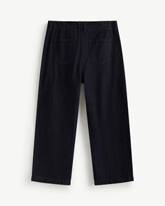 Pantalon en jean décontracté pour homme, coupe cocoon, uni, respirant, lavage chimique, routine Vietnam, 100% coton, taille mi-haute pour l'automne - Product Image 5