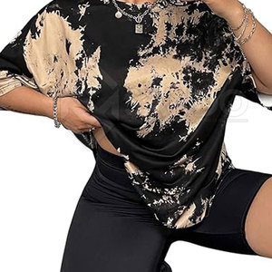 Camiseta Tie Dye de alta calidad para mujer, camiseta suave y cómoda de colección de verano - Product Image 6