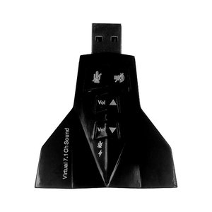 * Presa * adattatore per scheda Audio 2.0 USB con doppio ingresso Jack da 3.5mm per cuffie e microfono regolabile supporta l'audio 7.1 - Product Image 2