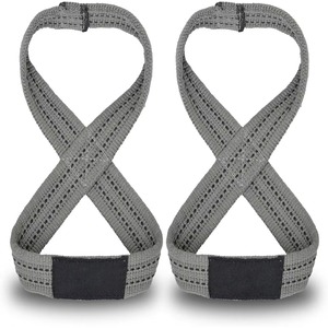 Sangles de poignet pour musculation personnalisées en gros avec logo, sangles de musculation robustes en forme de 8, sangle en forme de 8 toutes couleurs - Product Image 3