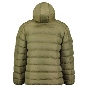 Indemand-Veste à Fermeture Éclair Matelassée avec Poignets Élastiques pour Homme, Capuche Ajustable Isolée, Vêtement d'Extérieur Léger, Veste Respirante - Product Image 3