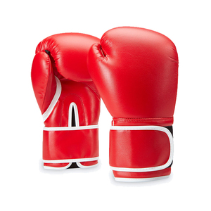 Gants de boxe Heavy-Punch en cuir avec coque extérieure respirante, maille ventilée et sangles de poignet renforcées pour les entraînements - Product Image 1