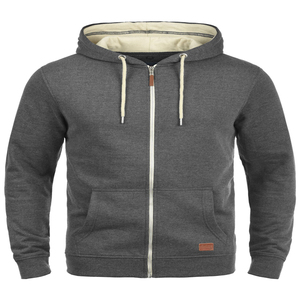 Sweat à capuche zippé oversize en molleton 100 % coton de haute qualité pour homme, coupe régulière, épais, personnalisable, respirant et à séchage rapide - Product Image 1