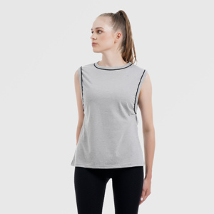 Meilleure qualité pas cher prix femmes col rond débardeurs nouveau style rayé conception femme couleur unie chemises - Product Image 6
