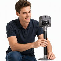 Hi-target V700S Laser RTK 1408 canaux avec contrôleur tactile, voix anglaise, compatible réseau local CORS