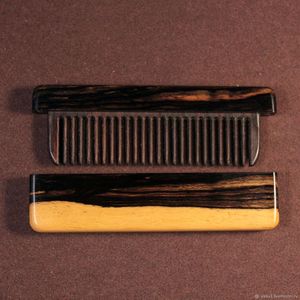 FITNESS Peigne à cheveux à manche en bois fait à la main pour une utilisation en salon de l'Inde Peigne en bois en gros pour un usage commercial à vendre en - Product Image 4