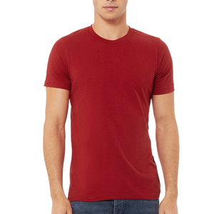 เสื้อยืดคอกลมสำหรับผู้ชายเสื้อคอตตอนคอกลมสีพื้นสำหรับฤดูร้อน - Product Image 1