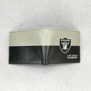 Bóng Đá Mỹ Đội Raiders In Kỹ Thuật Số Chủ Thẻ Ví PU Ví Da Người Đàn Ông Của Rfid Mới <span class=keywords><strong>2025</strong></span> Giá Rẻ Giá Bán Buôn - Product Image 5