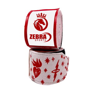 Hot Sale Premium Quality Custom Label Elastic Hand <b>Wraps</b> Mexican Style Printed Gym Training <b>Support</b> for Boxing Muay Thai - Product Image 2