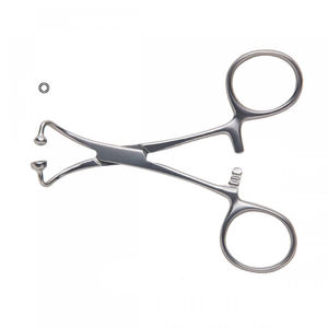 Pince à serviettes Ortho Genix en acier inoxydable OG-44 avec clip pour usage hospitalier et tube/câble - Product Image 5