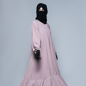 Abaya moderna transpirable de poliéster hasta el suelo para mujer, ropa islámica modesta, diseño elegante, tamaños personalizados, colores - Product Image 1