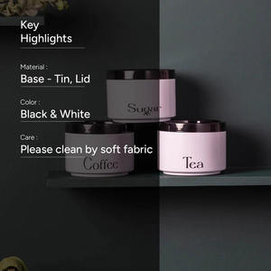 Unique Design Dainty <b>Glass</b> Jars Sweet Spot for Stylish <b>Food</b> <b>Storage</b> with Grace Little Luxuries Display - Product Image 3
