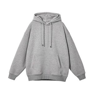 Dibujo personalizado en blanco de peso pesado francés Terry algodón gota hombro sol se desvaneció ácido lavado crudo dobladillo sudaderas con capucha desgastadas para hombres - Product Image 3