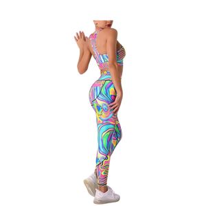 Custom Wholesale Plus Size Tummy Control Yoga Leggings & Fitness Gym Set High-Performance <b>Slimming</b> Activewear for Women - Product Image 5