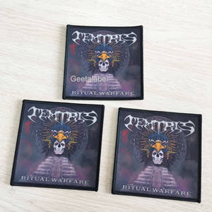 High Quality Custom 3D Rose Number Embroidery <b>Lace</b> <b>Applique</b> 3x2 Heat Sublimation Patches Digital Woven PVC Fabric PU Plastic - Product Image 6