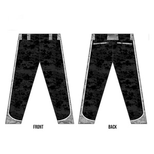 Pantalon de baseball unisexe personnalisé par sublimation, grandes tailles, impression de logo sur mesure, pour équipe, séchage rapide, respirant, antibactérien, 100% personnalisable - Product Image 3