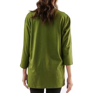 El último estilo, camisetas ligeras de talla grande para mujer, camisetas de verano en línea de venta superior hechas en Pakistán - Product Image 4