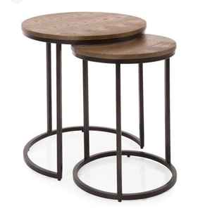 Muebles modernos Mesa auxiliar de diseño único para mesa de sofá Decoración para el hogar Mesa central de metal de forma redonda Fabricante DE LA India - Product Image 1