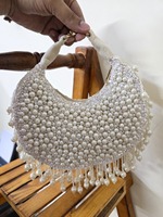 Premium Bestseller Damen-Clutch Luxus Designer-Stil Harz-Candy Halbmond-Party-Handtasche Großhandel