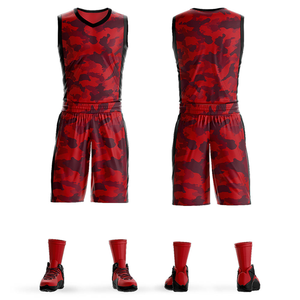 ชุดยูนิฟอร์มบาสเก็ตบอลแบบซับลิเมชั่นสั่งทำพิเศษ ไซส์ใหญ่ ผ้าพิมพ์ลายส่วนตัว กางเกงขาสั้นระบายอากาศ แห้งเร็ว สำหรับทีม - Product Image 6