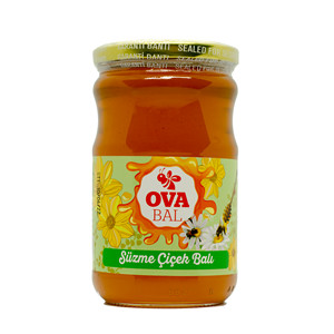 น้ําผึ้งดอกไม้เหลวซีล Ova 850 Gr น้ําผึ้งดอกไม้กรอง % 100 น้ําผึ้งดิบบริสุทธิ์สารเติมแต่งจากธรรมชาติ - Product Image 1