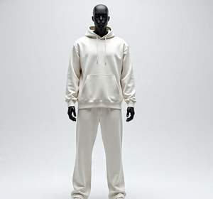 Vêtements d'hiver pour hommes, survêtement technique en molleton 100% coton avec logo personnalisé, survêtement de sport respirant, ensembles de survêtement et de jogging pour hommes 2026 - Product Image 4