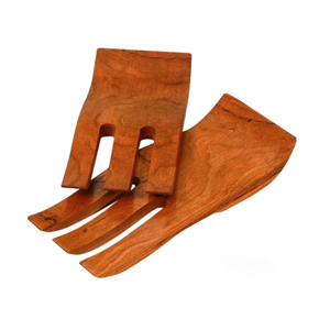 La plus vendue fourchette et cuillère à dîner de mélange de salade en bois durable ustensile de cuisine article de salade à un prix raisonnable - Product Image 1