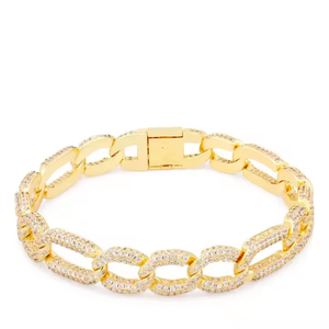 Pulsera DE TENIS Baguette de lujo para hombre, pulseras y brazaletes de diamantes de la India 2025 - Product Image 3