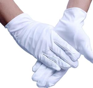 Gants de marche en polyester de qualité supérieure, blancs, pour cérémonies, travail, salle blanche sans poussière, bijoux, sécurité - Product Image 4