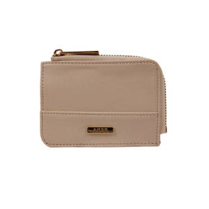Genuine <b>Leather</b> for Cream CZDN30023 Digital Printed Wallet - Product Image 1
