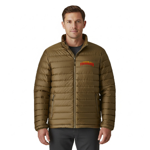 <b>Warm</b> Insulated Hooded Unisex Casual Winter <b>Jacket</b> with Front Logo <b>Waterproof</b> High Quality Comfort Easy Daily Wear - Product Image 4