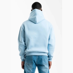 Sweat à capuche personnalisé unisexe avec fermeture éclair pour hommes 500GSM coton éponge français surdimensionné pour sweats à capuche vierges brodés avec impression bouffante - Product Image 3