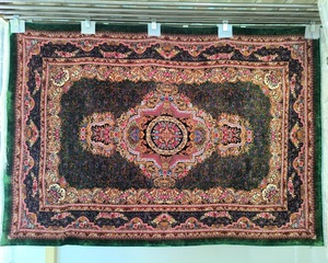 Alfombra Persa Hecha a Mano con Seda Pura, Alfombra Oriental de Diseño Anudada a Mano, de Lujo y Calidad Premium para Sala de Estar, Dormitorio u Hotel - Product Image 1