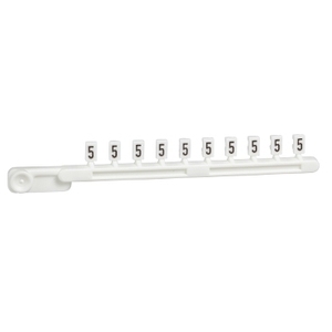 Per SCHNEIDER ELECTRIC Linergy TR Clip-In Marker Serie AB1R5 Striscia di 5 Caratteri Numerici (10 Pezzi) Accessori per Cablaggio - Product Image 1
