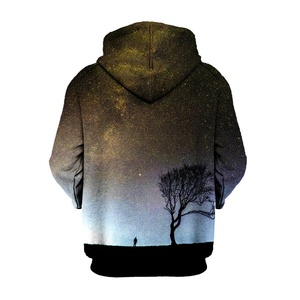Ropa de calle de gran tamaño para Hombre Sudaderas con capucha personalizadas de alta calidad 100% algodón peso pesado con impresión de logotipo para otoño - Product Image 2