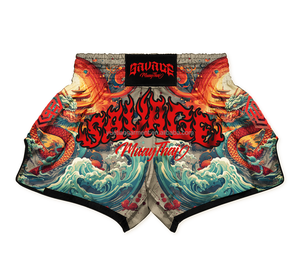 กางเกงมวยไทย กางเกงมวยไทยพิมพ์ลายแบบซับลิเมชั่น กางเกงมวยไทย - Product Image 2