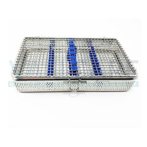 Esterilización Cassette Rack Mesh Tray Surgical Dental Autoclave Basket Hold Tray Instruments By Vaslcare - Product Image 6
