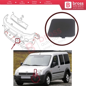BSP1082 Front Bumper Tow <b>Hook</b> Eye Cover Cap Left 4447727 for Transit Tourneo Connect 2002-2006 - Product Image 5