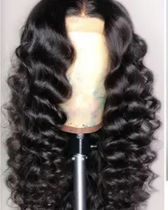 Paquets de cheveux humains vierges indiens bruts droits de 32 pouces de long cuticule naturelle alignée pour les cheveux Super Wave à vague profonde lâche - Product Image 1